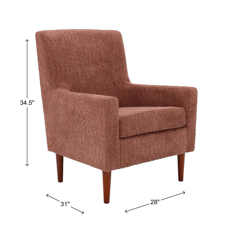 Emma Lounge Chair - Upholstered Polyester with Removable Cushion