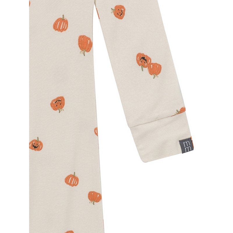Baby Halloween Footless Pajamas - Neutral Fall Sleepwear for 3T Oat Variation
