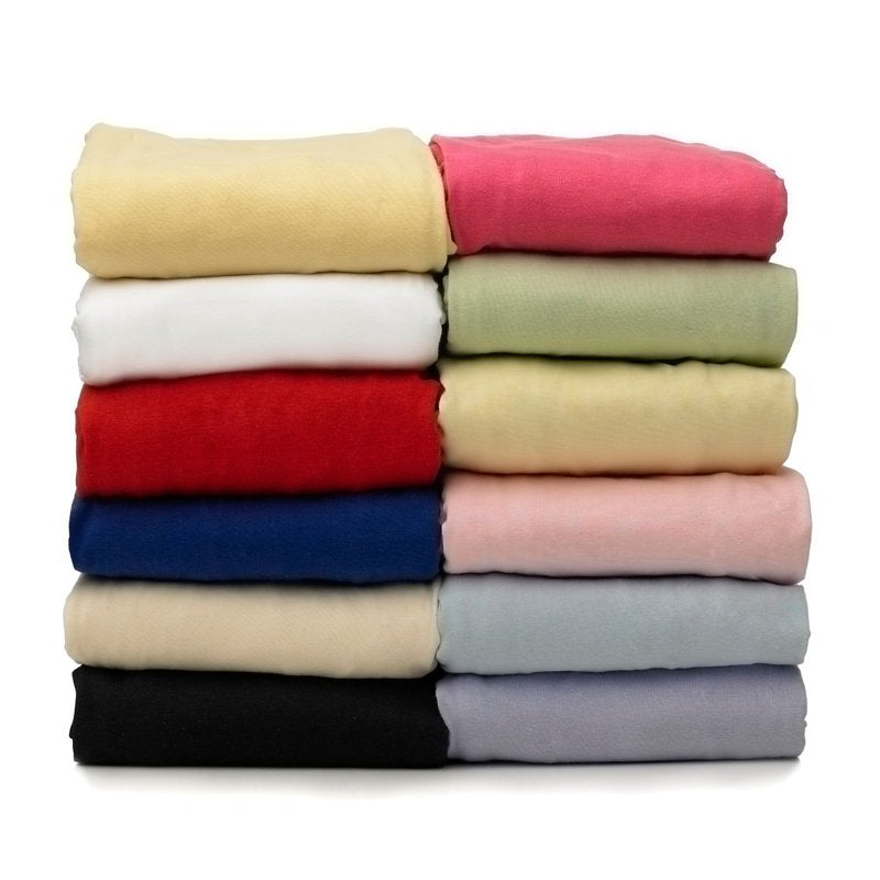 Baby Crib Sheet 28x52 Inches - Supersoft Cotton Jersey, Enhanced Thickness, Neutral Colors, Royal Blue - Fits Standard & Toddler Beds