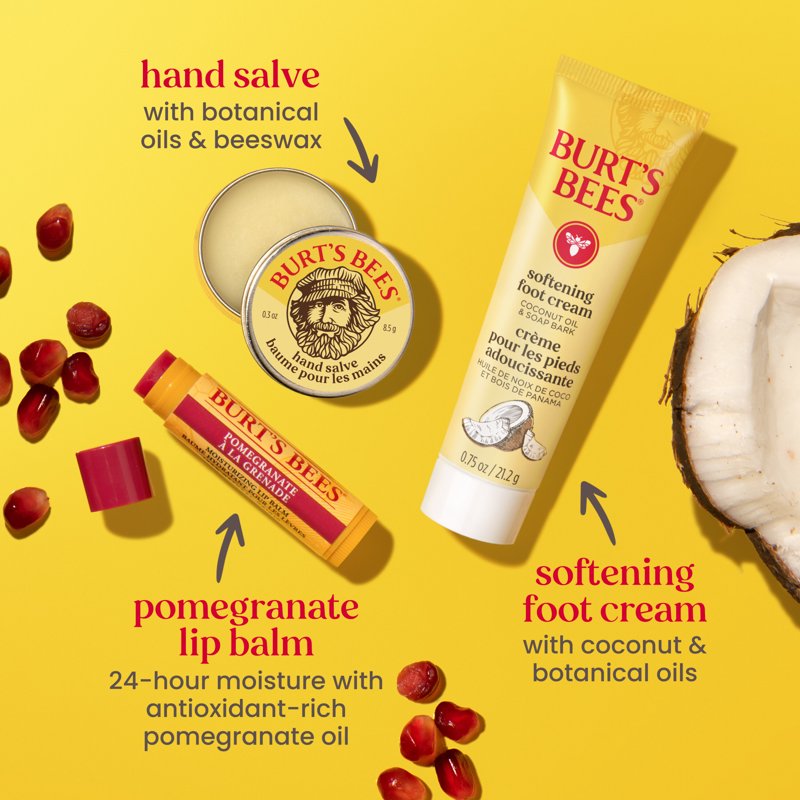 Tips and Toes 6-Piece Hand, Foot, and Lip Care Gift Set