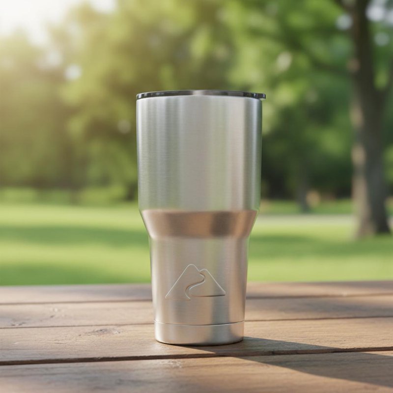 32 oz Stainless Steel Insulated Tumbler - Silver