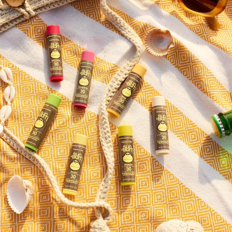 SPF 30 Coconut Sunscreen Lip Balm with Aloe & Vitamin E - 2 Pack