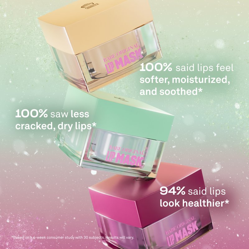 Hydrating Overnight Lip Mask Trio - Restorative Gel-Balm for Soft Lips