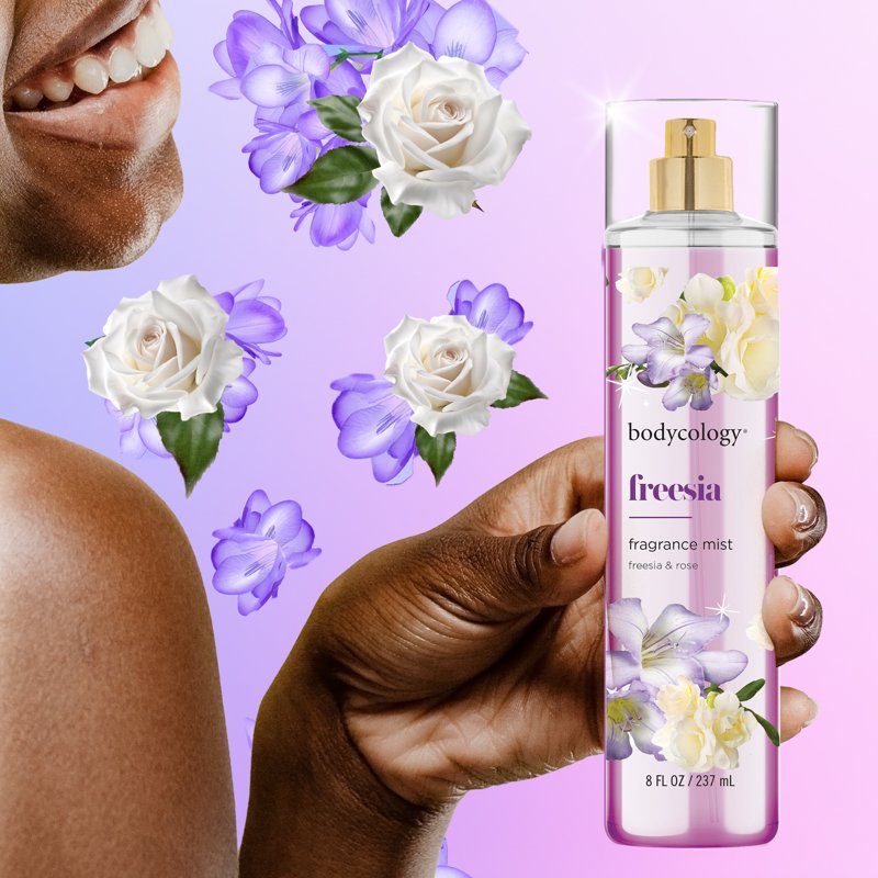 Freesia Fragrance Body Mist - Long-Lasting Floral Scent, 8 fl oz