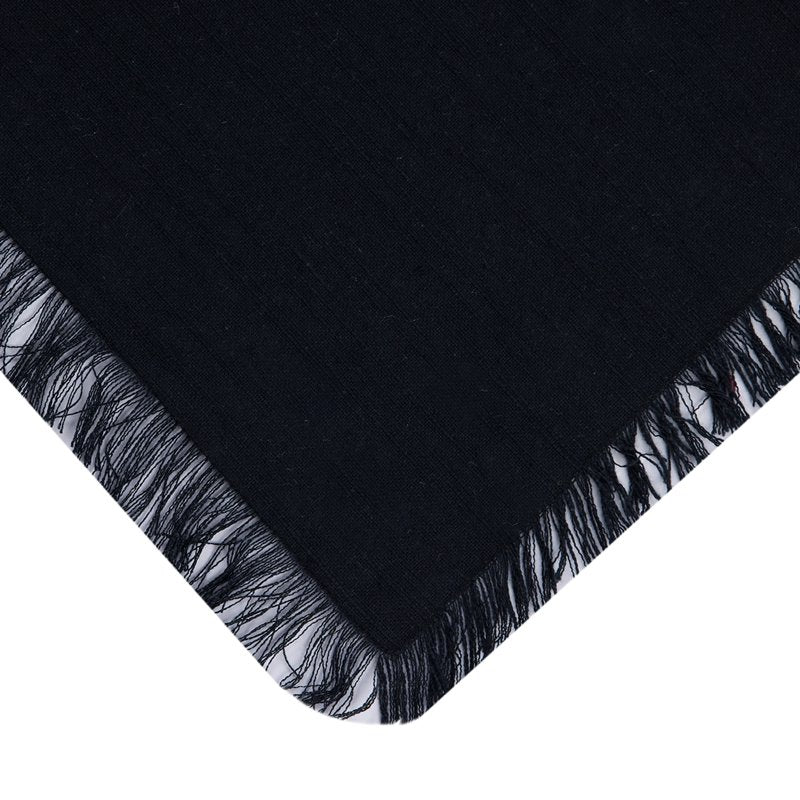 Black Cotton Napkin Set - 4 Pack, 18" x 18"