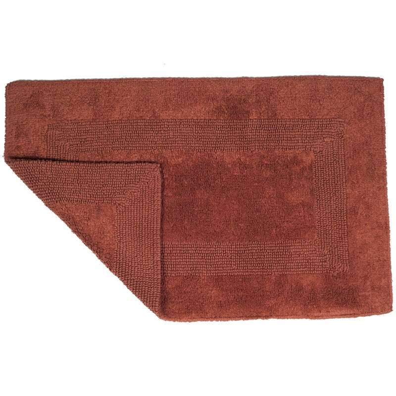 Reversible Cotton Rug Set - 2 Pieces, Brick & Blue Variations