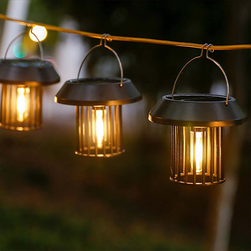 Solar Lanterns Outdoor Waterproof Hanging Garden Lights - Patio Yard Decor
