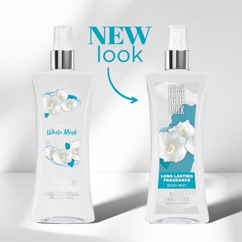 Fresh White Musk Fragrance Body Spray - Long-Lasting Floral Scent