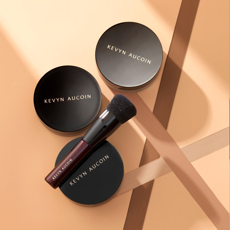 Foundation Balm with Application Brush, Buildable Coverage Soft Matte Finish