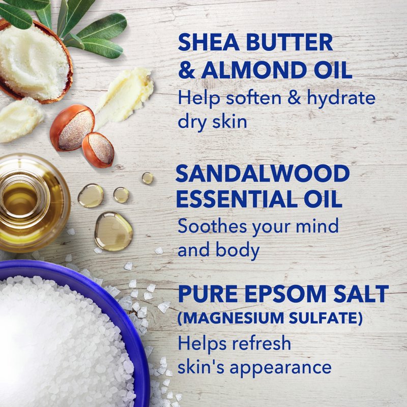 Shea Butter & Almond Body Wash with Pure Epsom Salt - 24 fl oz