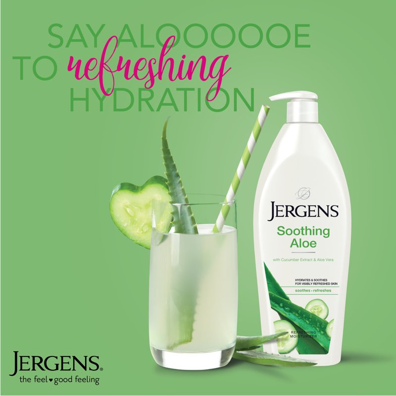 Soothing Aloe Vera Hand and Body Lotion - Refreshing Dry Skin Moisturizer