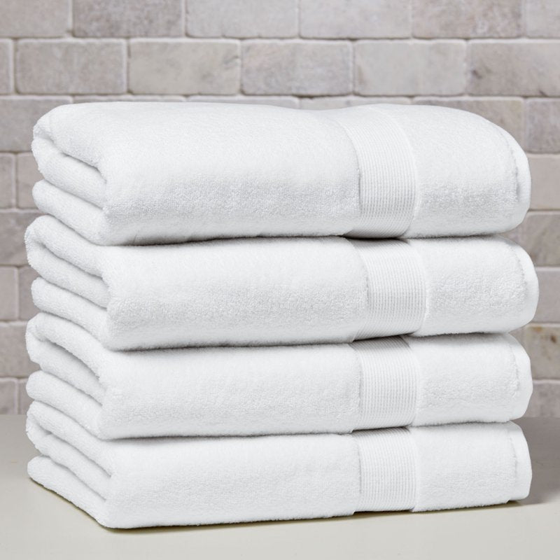 Better Homes & Gardens Soft Solid Cotton Bath Towel - Arctic White - 30x56 Inches