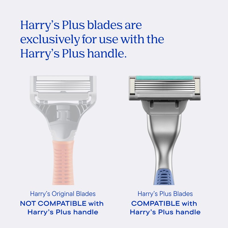 Plus Shaving Razor for Men with 2 Blade Refills - Onyx