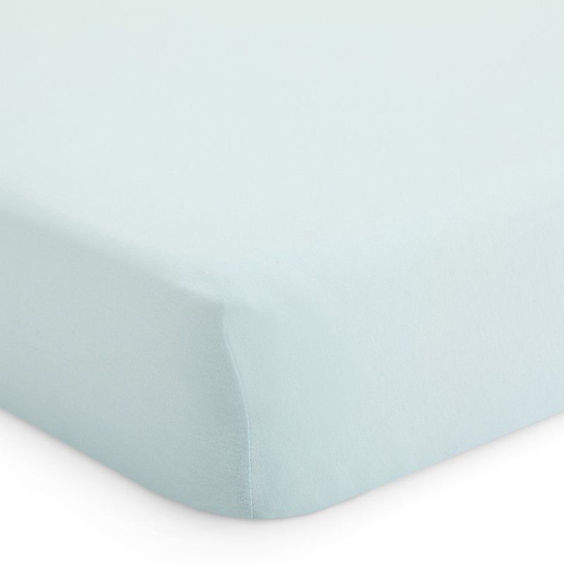 Evolur RainBoho 2-Piece Sheet Set - Air Blue & Rainbow Print, Organic Cotton, Bedtime Comfort