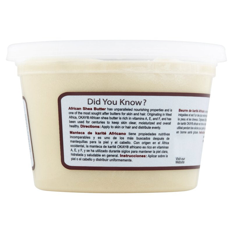 Natural African Shea Butter - Deeply Nourishing Body Moisturizer & Hair Balm