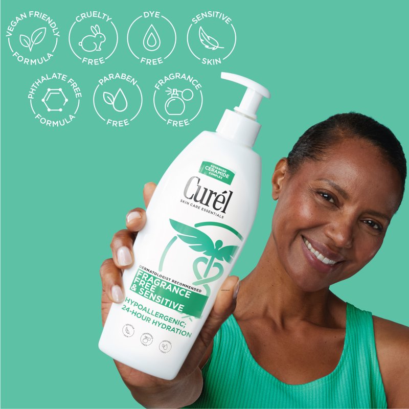 Fragrance-Free Moisturizing Body Lotion for Sensitive Dry Skin - 20 oz