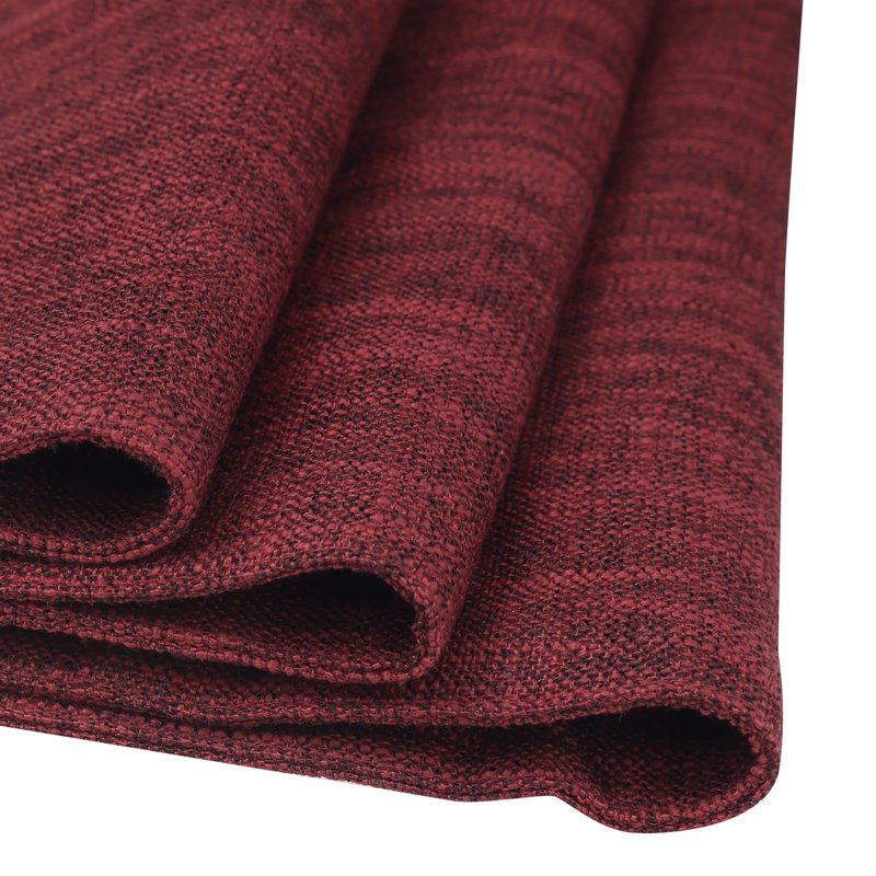 Solid Color Table Runner - Wine Red 12" x 83" - Linen Fabric