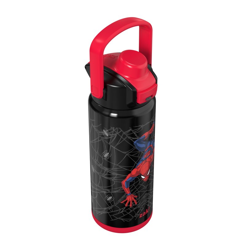 Spiderman 20oz Stainless Steel Water Bottle - Black