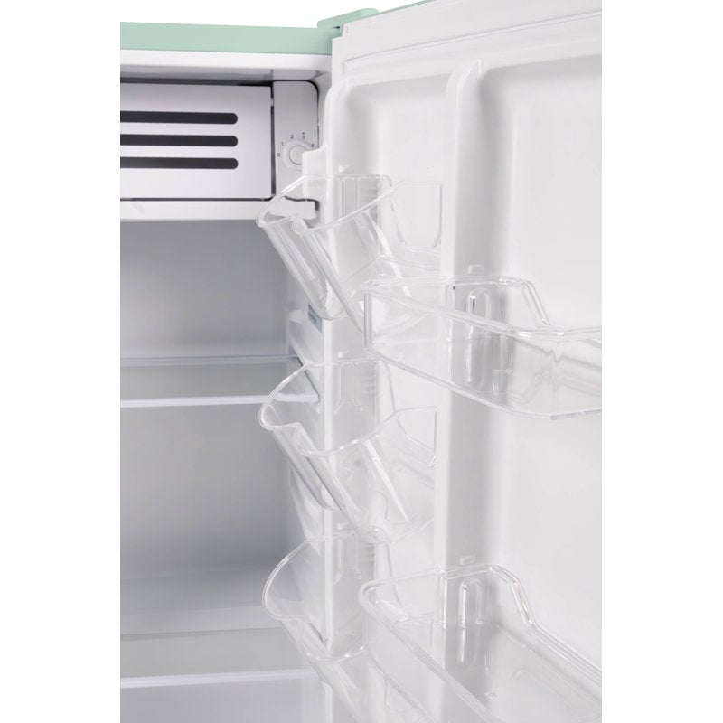 3.2 Cu. ft. Retro Compact Refrigerator - Sage Green Mini Fridge