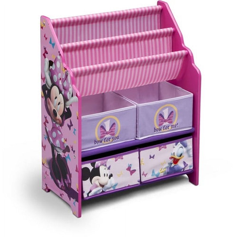 Minnie Mouse Book & Toy Organizer - Colorful Storage Solution