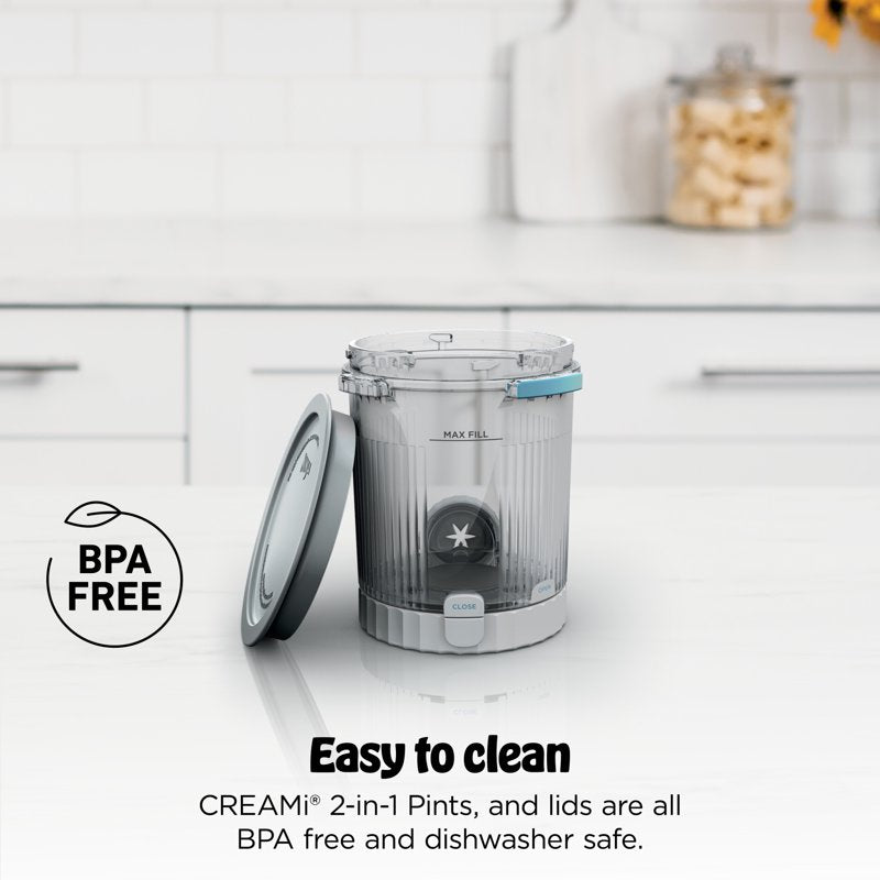 16 oz Ice Cream Pint and Lid for NC700 Series Frozen Dessert Makers