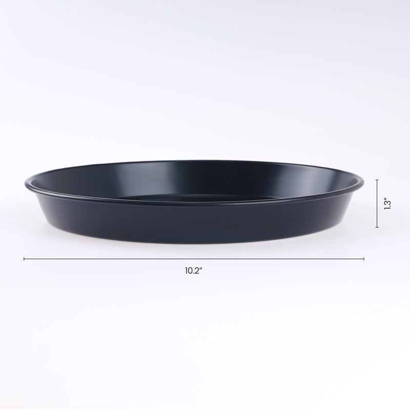 Round Cake Pans Set of 3 - 10.2 in Black Nonstick Baking Sheets