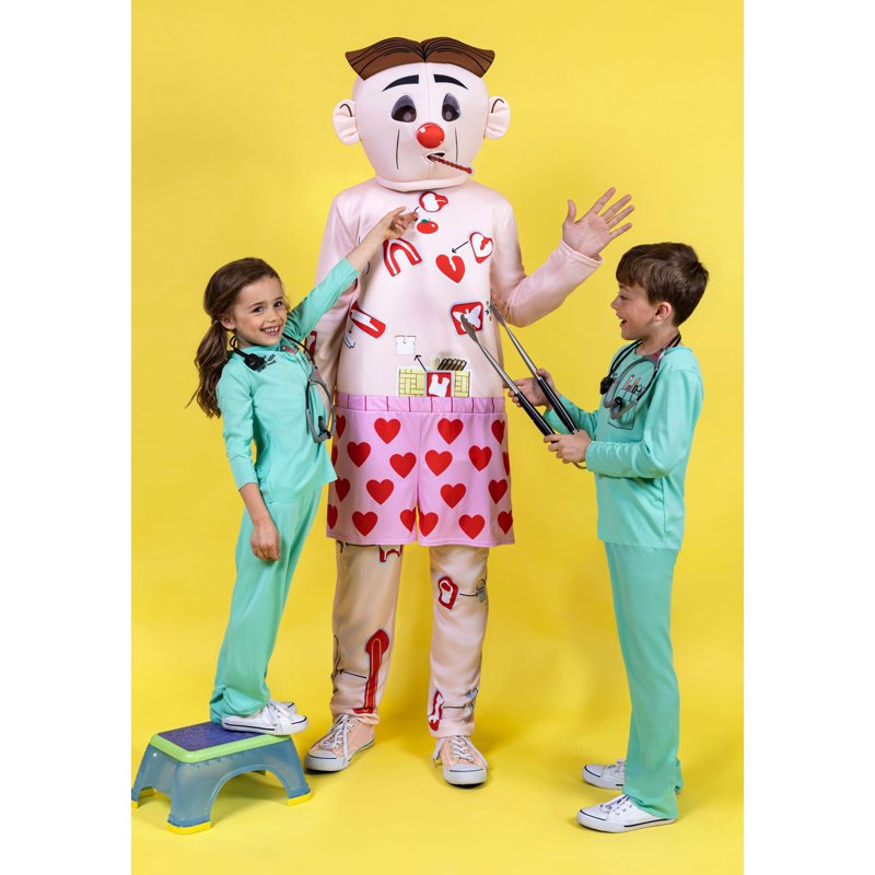 Men's Operation Game Costume S - Classic Board Game Inspired Halloween Outfit