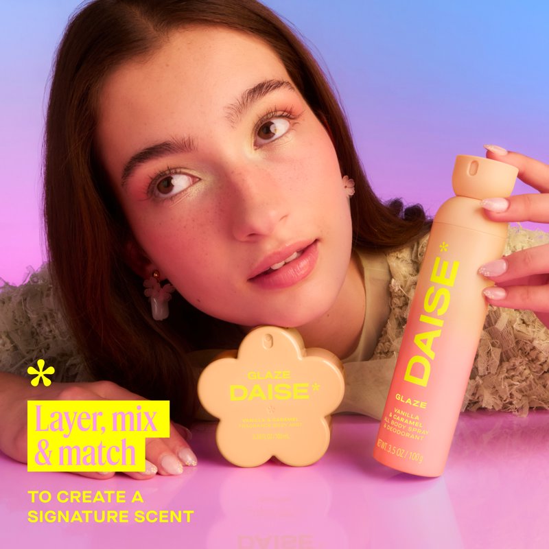 Vanilla & Caramel Body Spray & Deodorant - Long-Lasting 24hr Freshness