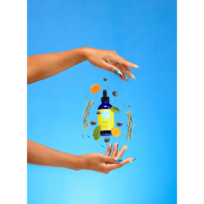 Blueberry & Mint Hair and Scalp Strengthening Oil - 4oz Vegan Treatment