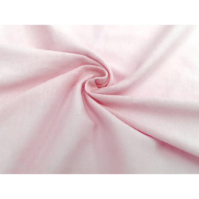 Pink Fitted Crib Sheet 28x52 Inches - Soft Breathable 100% Cotton Jersey, Baby Bedding