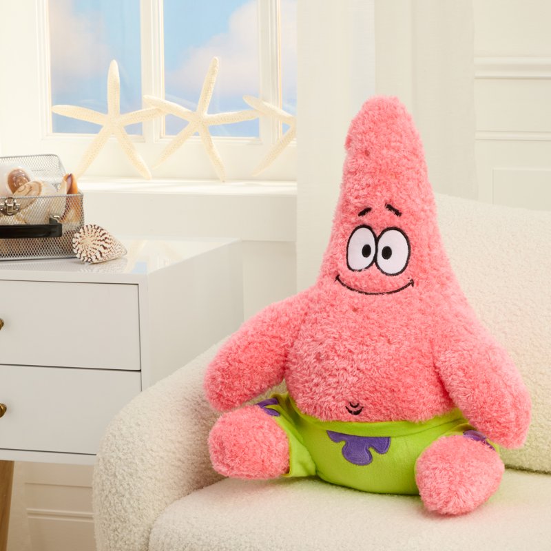 Kids Weighted Pillow Buddy - SpongeBob Patrick Star Plush Character, 3 lb