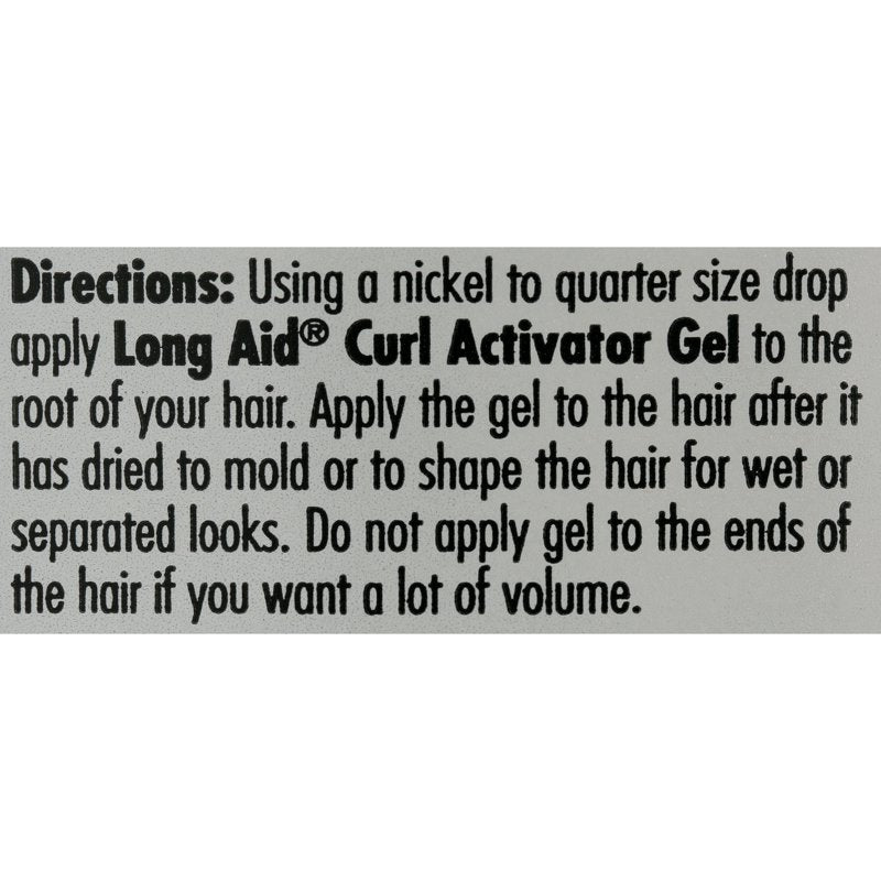 Curl Activator Hair Styling Gel - Moisturizing for Natural Curls