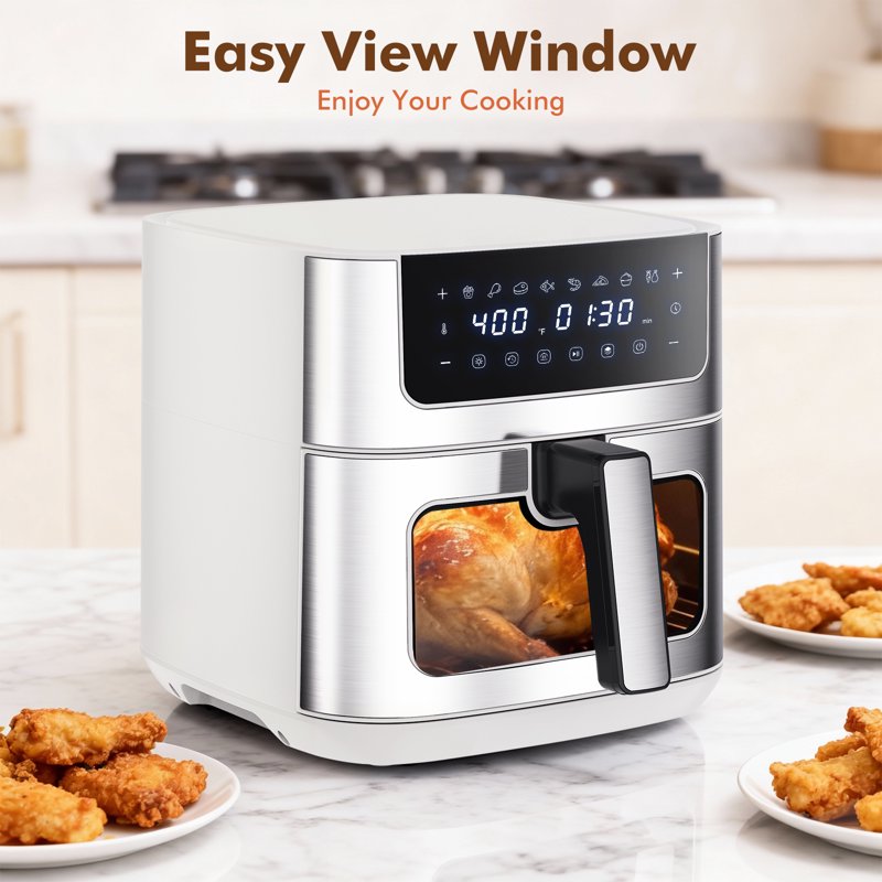 Multi-Function Air Fryer with Ceramic Coating and Precise Temperature Control
