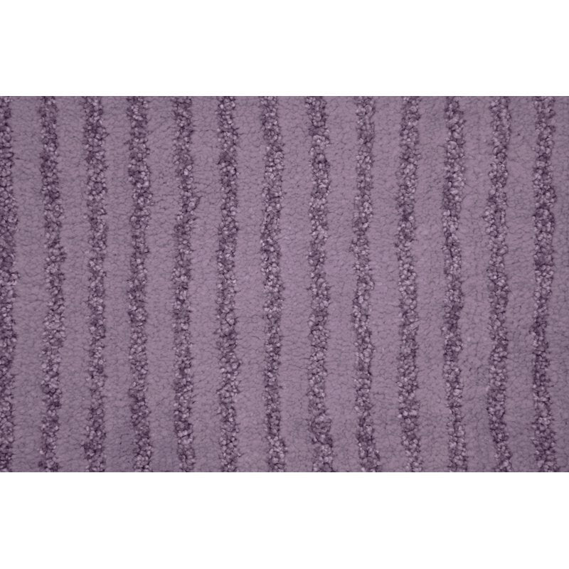 Purple Washable Nylon Bathroom Rug 22x60 Inch Non-Slip Shower Mat
