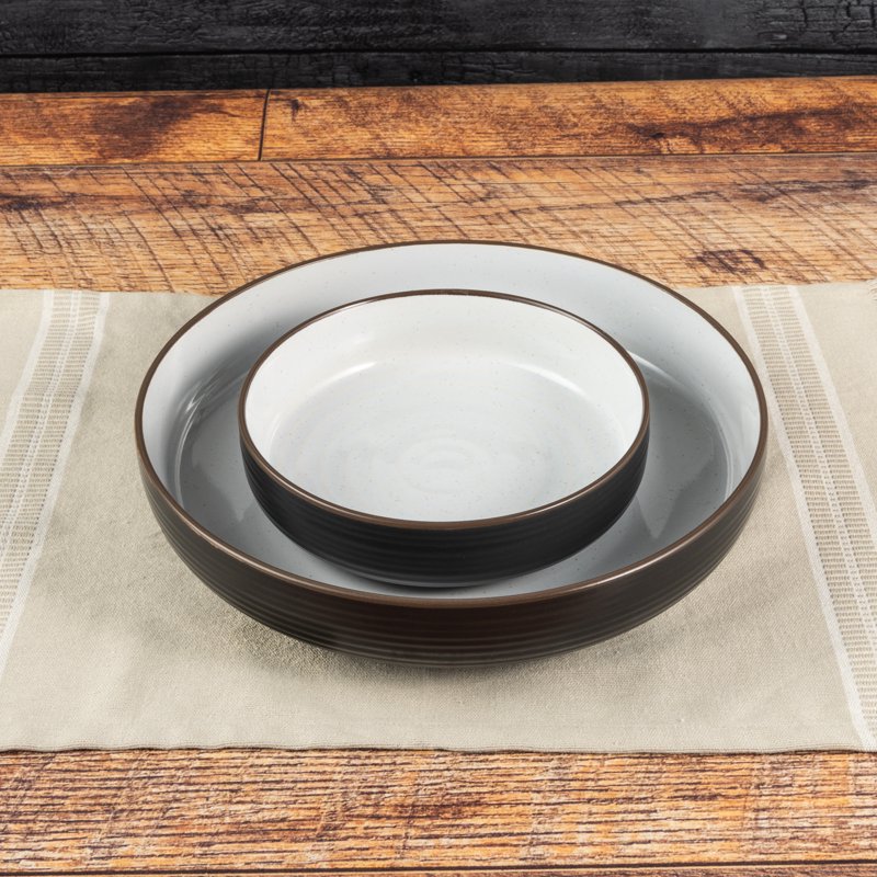 Rustic Ceramic Bowl - Brooks Collection, Single