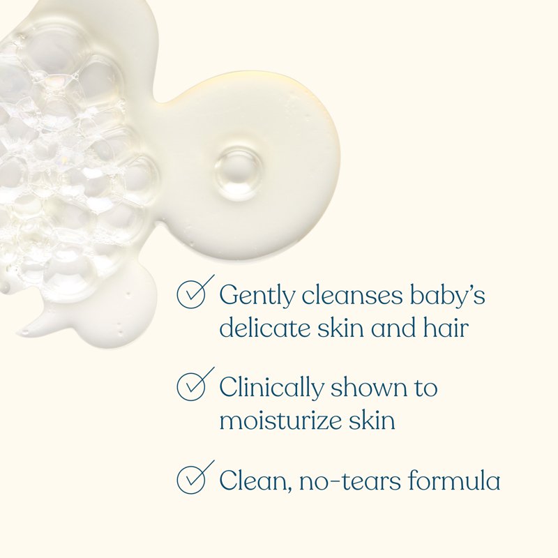 Tear-Free Baby Shampoo and Wash - Fragrance-Free, 11.8 fl oz