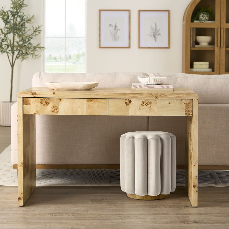 Lillian Velvet Tufted Ottoman - Multiple Colors Available