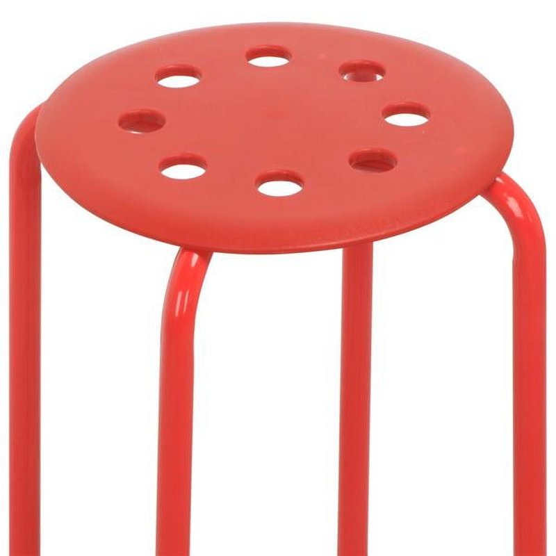 Set of 5 Multi-Color Indoor Stack Stools for Classrooms & Kitchens