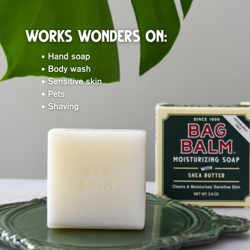 Moisturizing Shea Butter Bar Soap for Sensitive Skin - 3.9oz