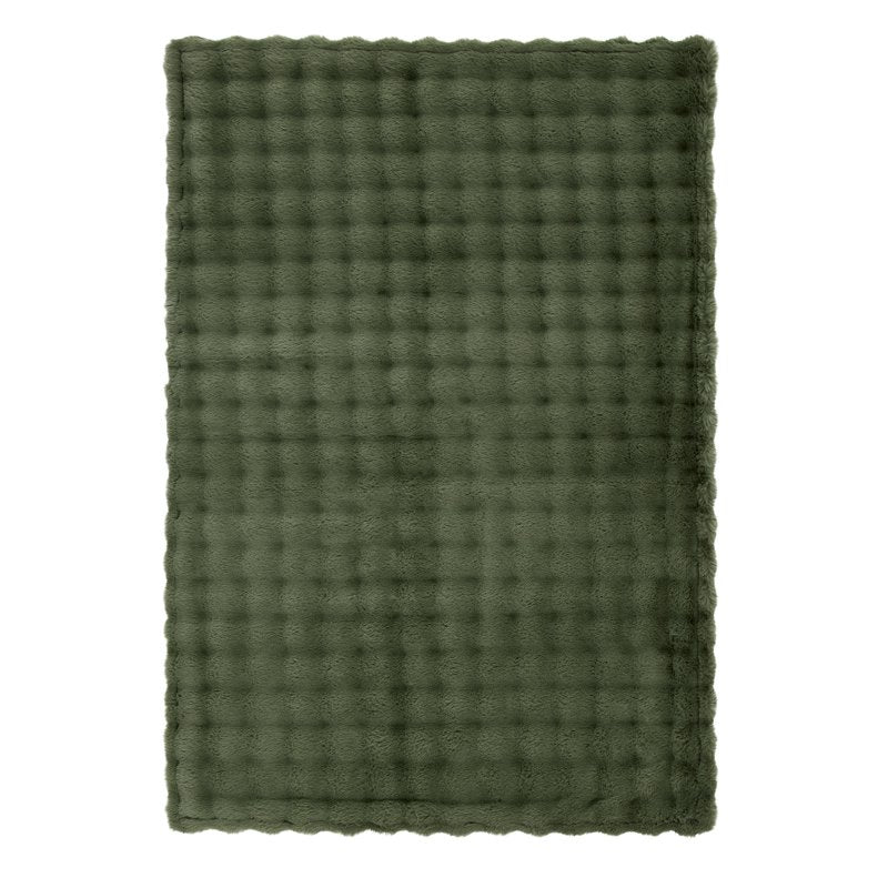 Bubble Faux Fur Oversized Throw Blanket - Cypress Tree, 50x72 Inches