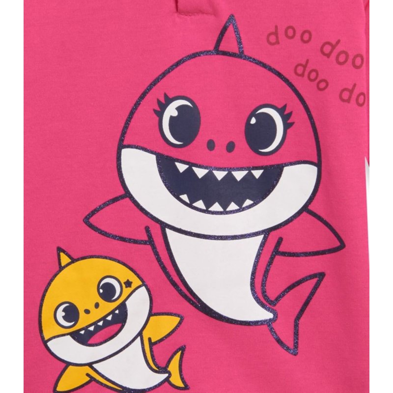Pinkfong Baby Shark Girl Hoodie & Leggings Set - Pink, 7-8 Years