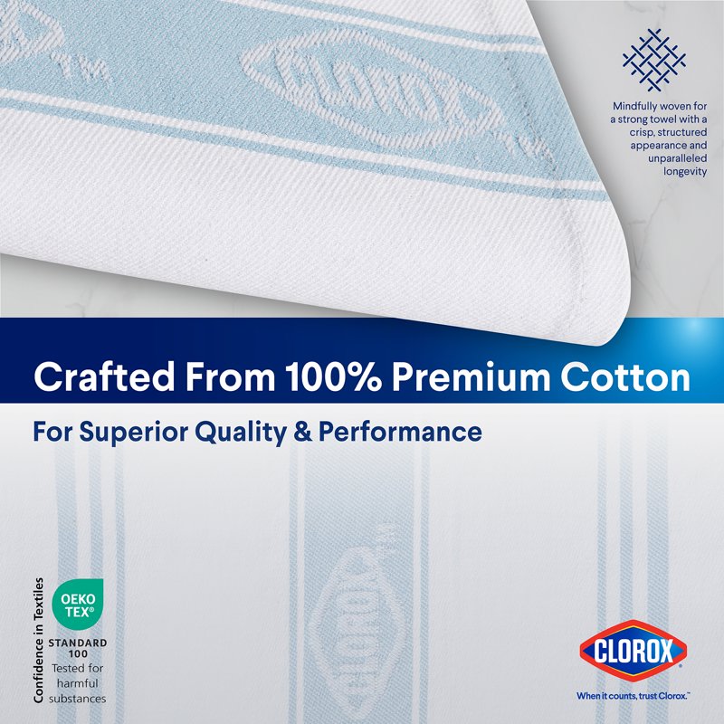 Cotton Kitchen Towel - 15" x 25" Blue - Single Pack