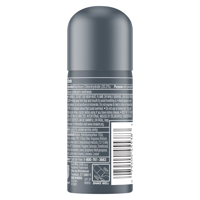 Men's Antiperspirant Dry Spray - 72h Odor Protection & Moisturizing Care