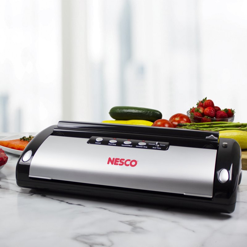 Automatic Vacuum Sealer Machine with Built-In Roll Storage & Cutter