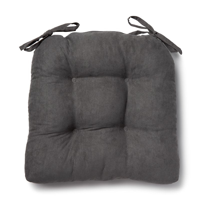 Shredded Memory Foam Chair Cushion - Grey Flannel, 16" x 14.5" - Single