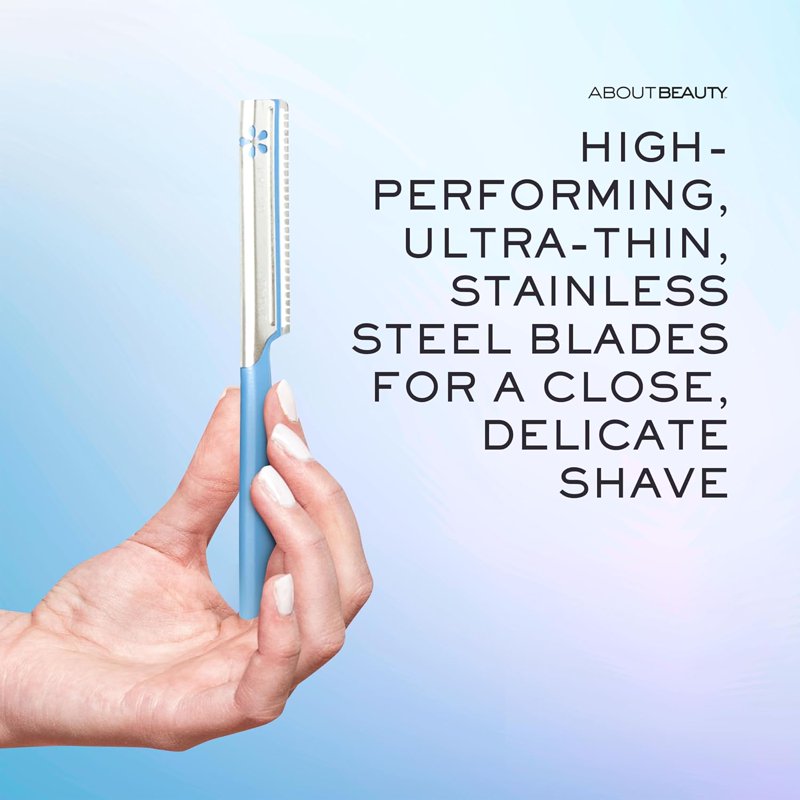 Premium Facial Razors - Exfoliating Beauty Groomers, 3 Pack