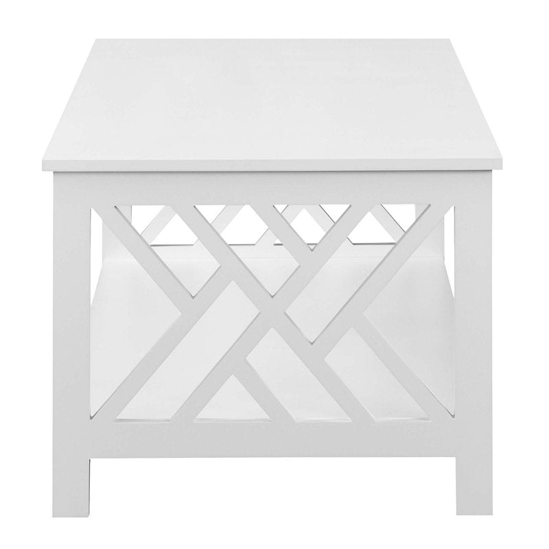 Titan Coffee Table with Shelf - Multiple Finishes