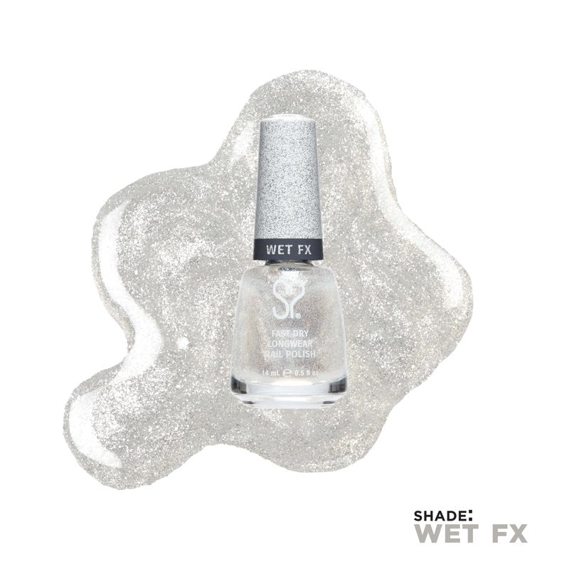 Wet FX 3-in-1 Gel Nail Polish - High Shine Chip-Free Color, 0.5 fl oz
