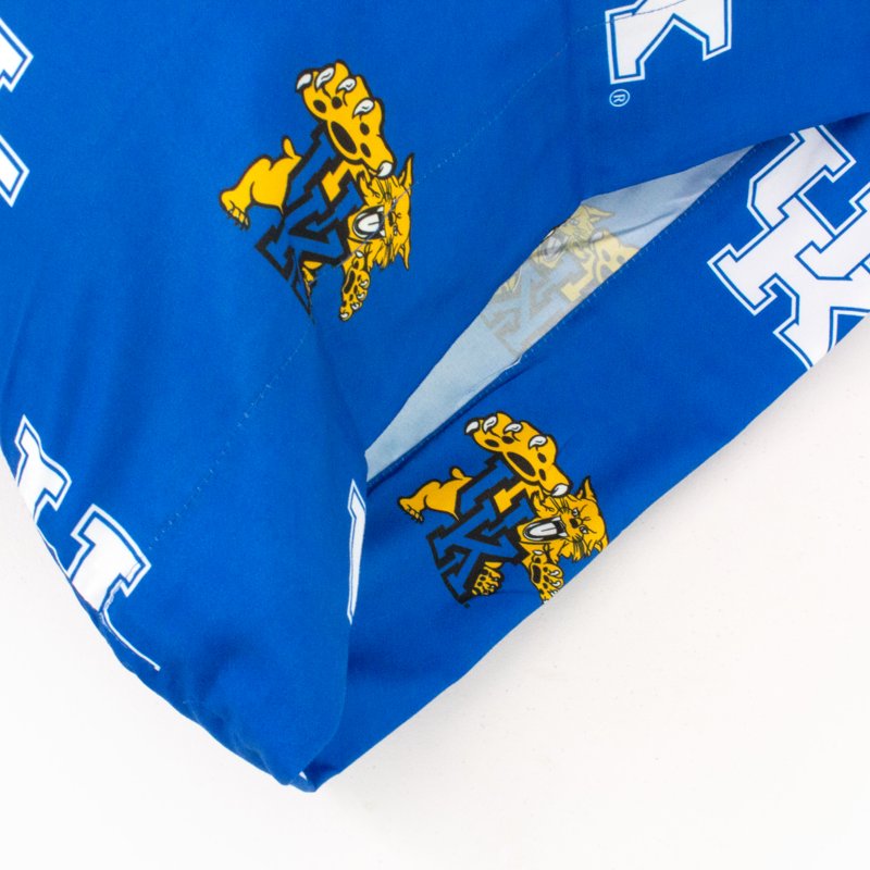 Kentucky Wildcats King Pillowcase Pair 20x40 Inches - College Sports Fan Bedding