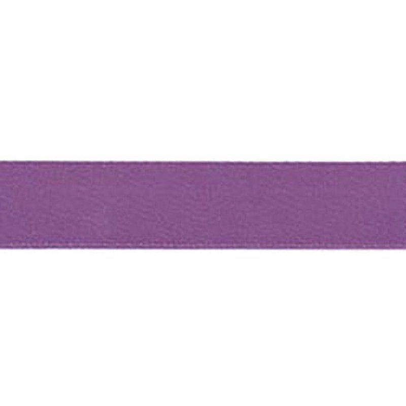 (2 Pack) Offray 5/8" x 18' Satin Ribbon - Amethyst, Single Face, Creative Crafts